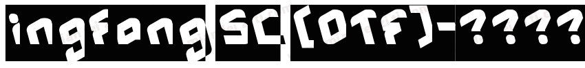 ingFang SC (OTF)字体转换